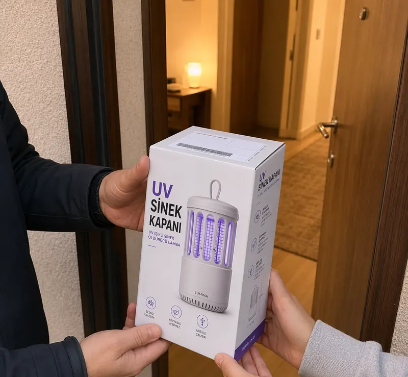Paket kapıda teslim anı